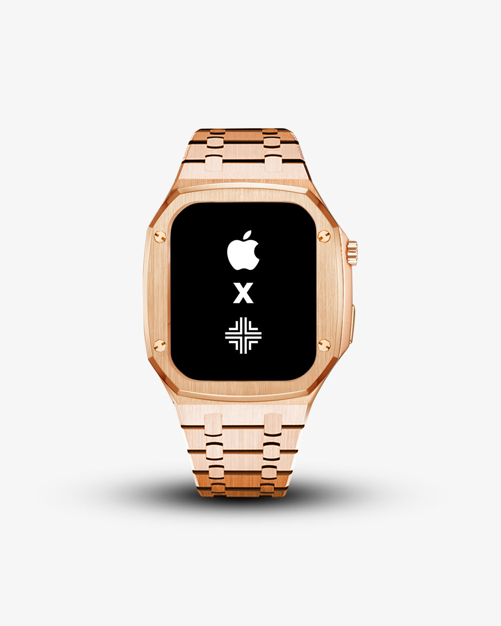 Swiss Concept Royal Classic Edition Rose Gold Apple Watch Case - Precision Engineered