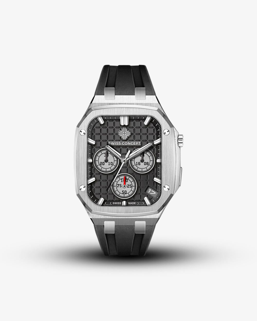 Swiss Concept Royal Sport Edition Stainless Steel Apple Watch Case - Swiss Design