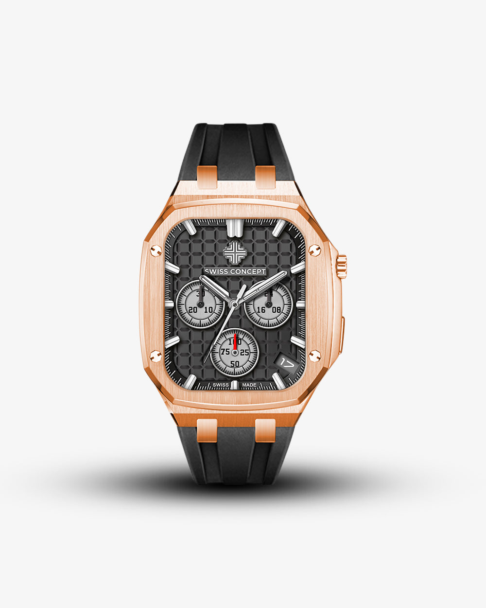 Swiss Concept Royal Sport Edition Rose Gold Apple Watch Case - Swiss Design