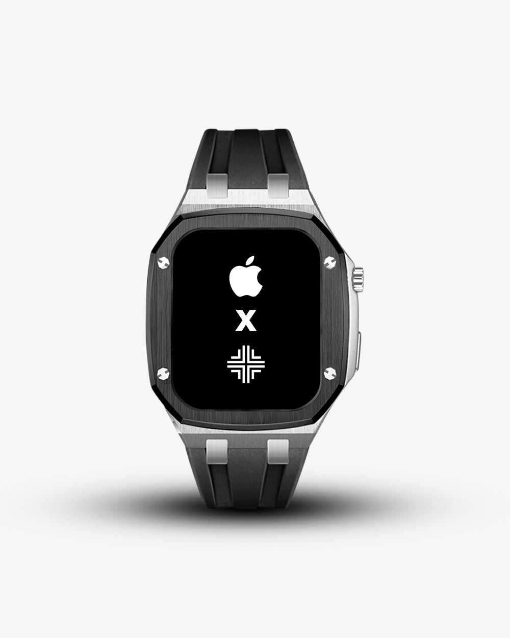 Swiss Concept Royal Sport Edition Stainless Steel & Matte Black Apple Watch Case - Precision Engineered