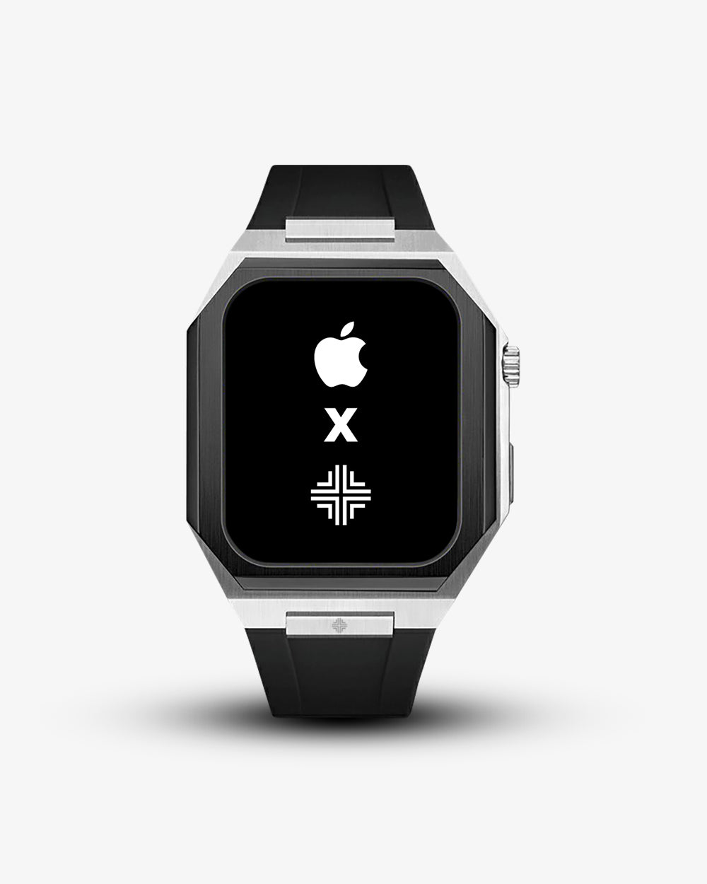 Swiss Concept Nautical Sport Edition Stainless Steel & Matte Black Apple Watch Case - Precision Engineered