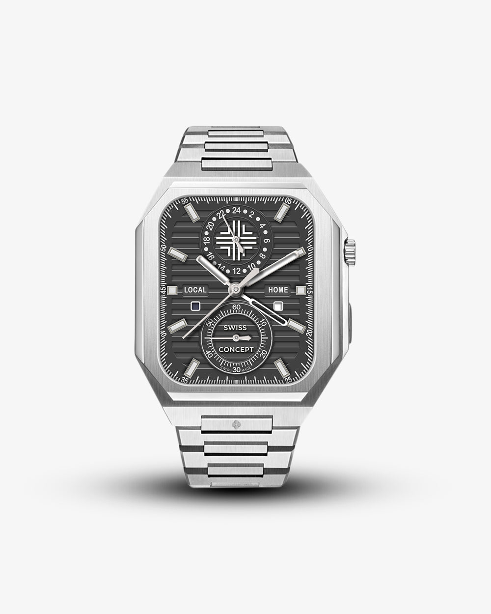 Swiss Concept Nautical Classic Edition Stainless Steel Apple Watch Case - Swiss Design