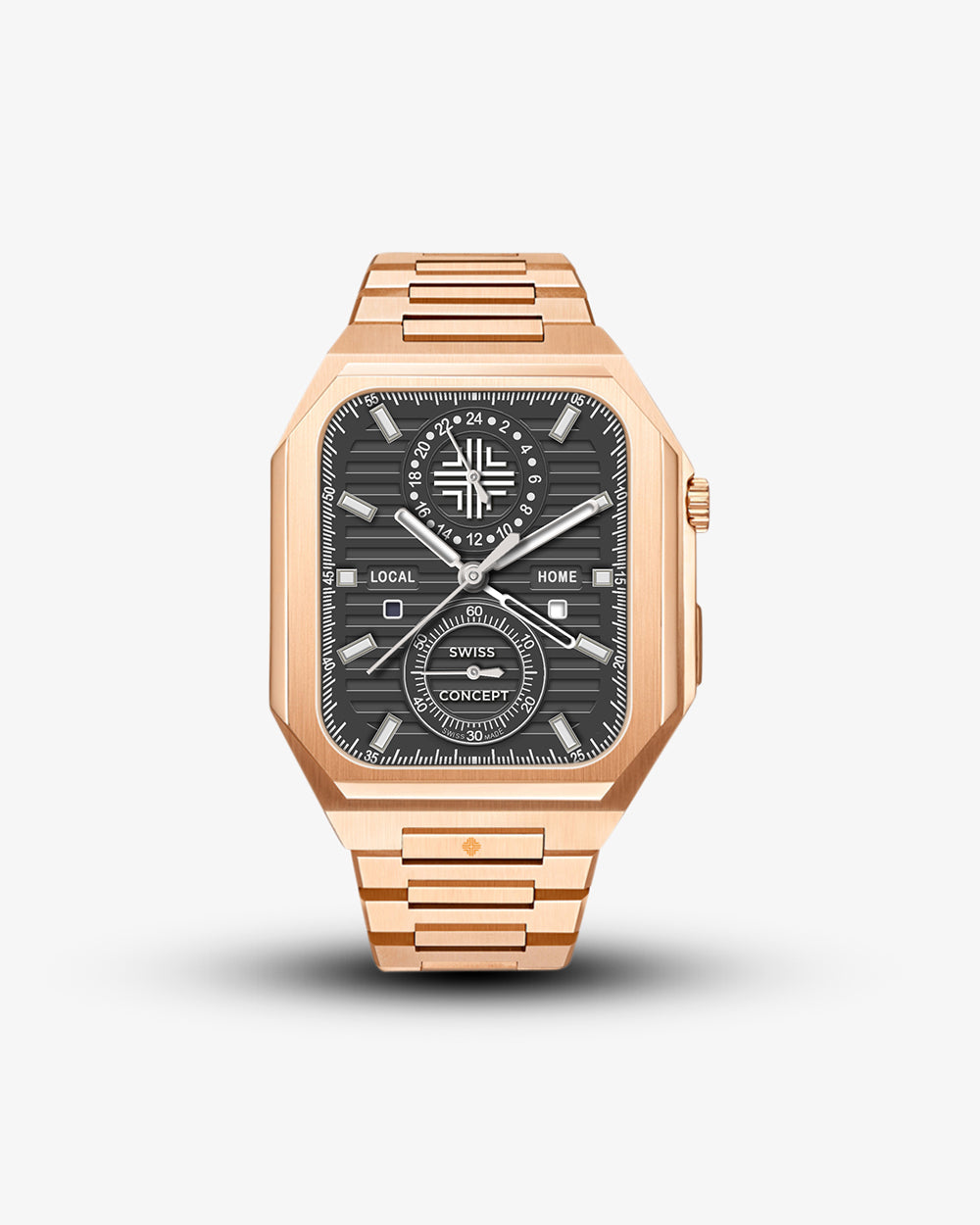 Swiss Concept Nautical Classic Edition Rose Gold Apple Watch Case - Swiss Design