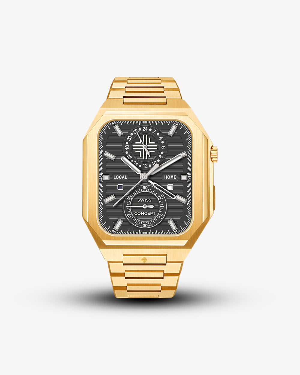 Swiss Concept Nautical Classic Edition Yellow Gold Apple Watch Case - Swiss Design