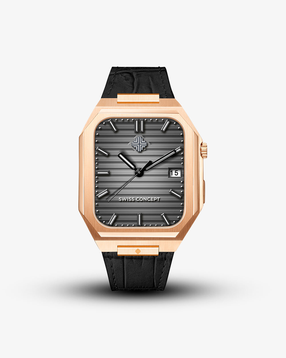 Swiss Concept Nautical Luxury Edition Rose Gold Apple Watch Case - Swiss Design