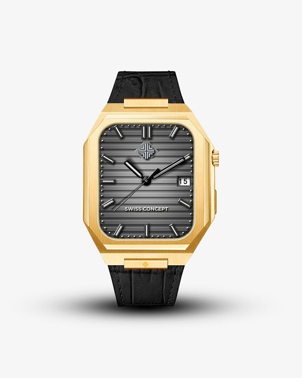Swiss Concept Nautical Luxury Edition Yellow Gold Apple Watch Case - Swiss Design