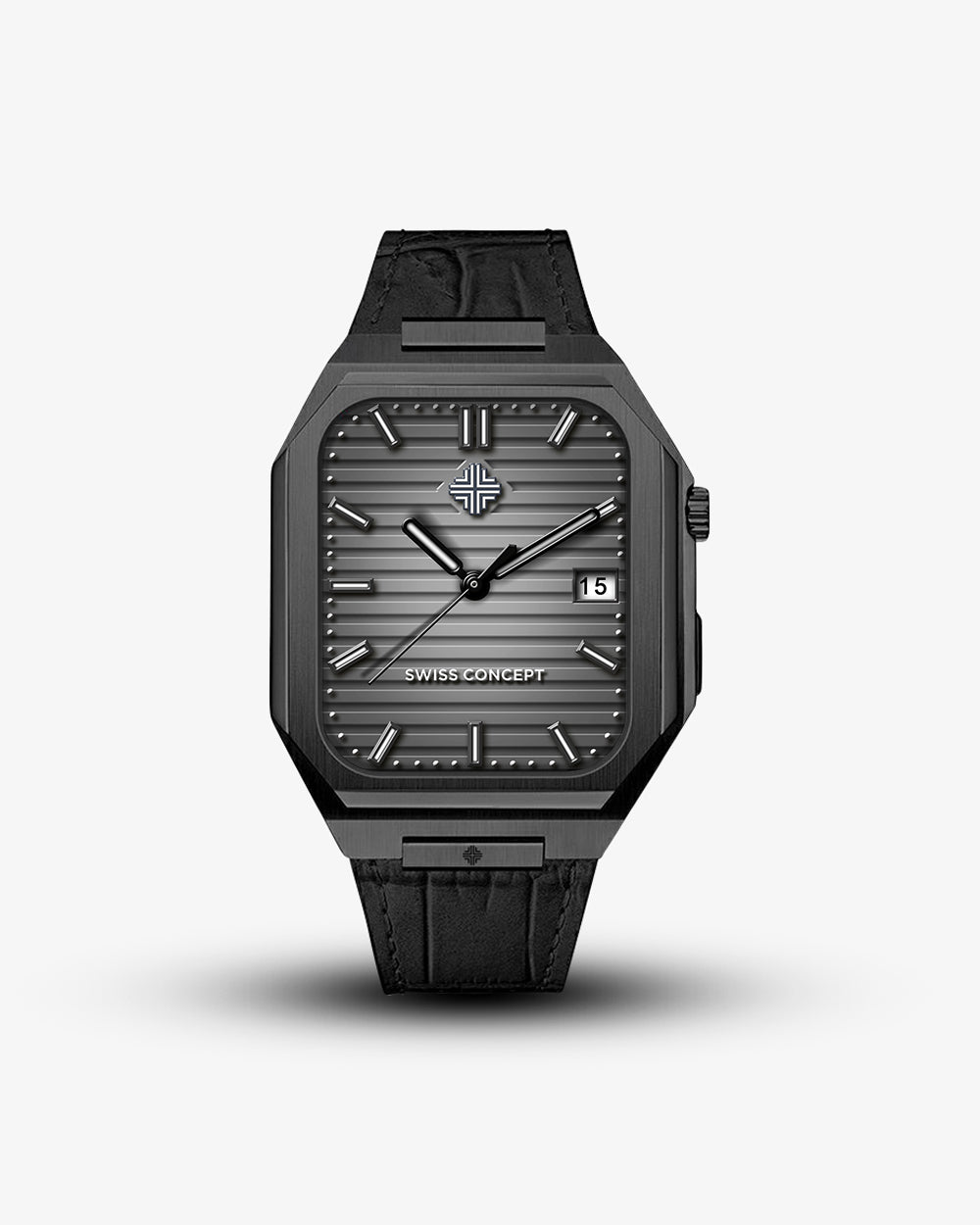 Swiss Concept Nautical Luxury Edition Matte Black Apple Watch Case - Swiss Design