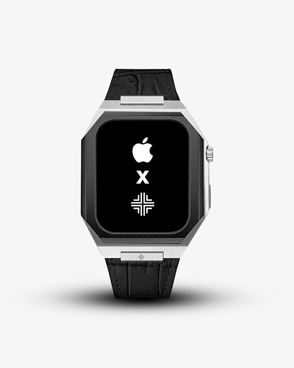 Swiss Concept Nautical Luxury Edition Stainless Steel & Matte Black Apple Watch Case - Precision Engineered
