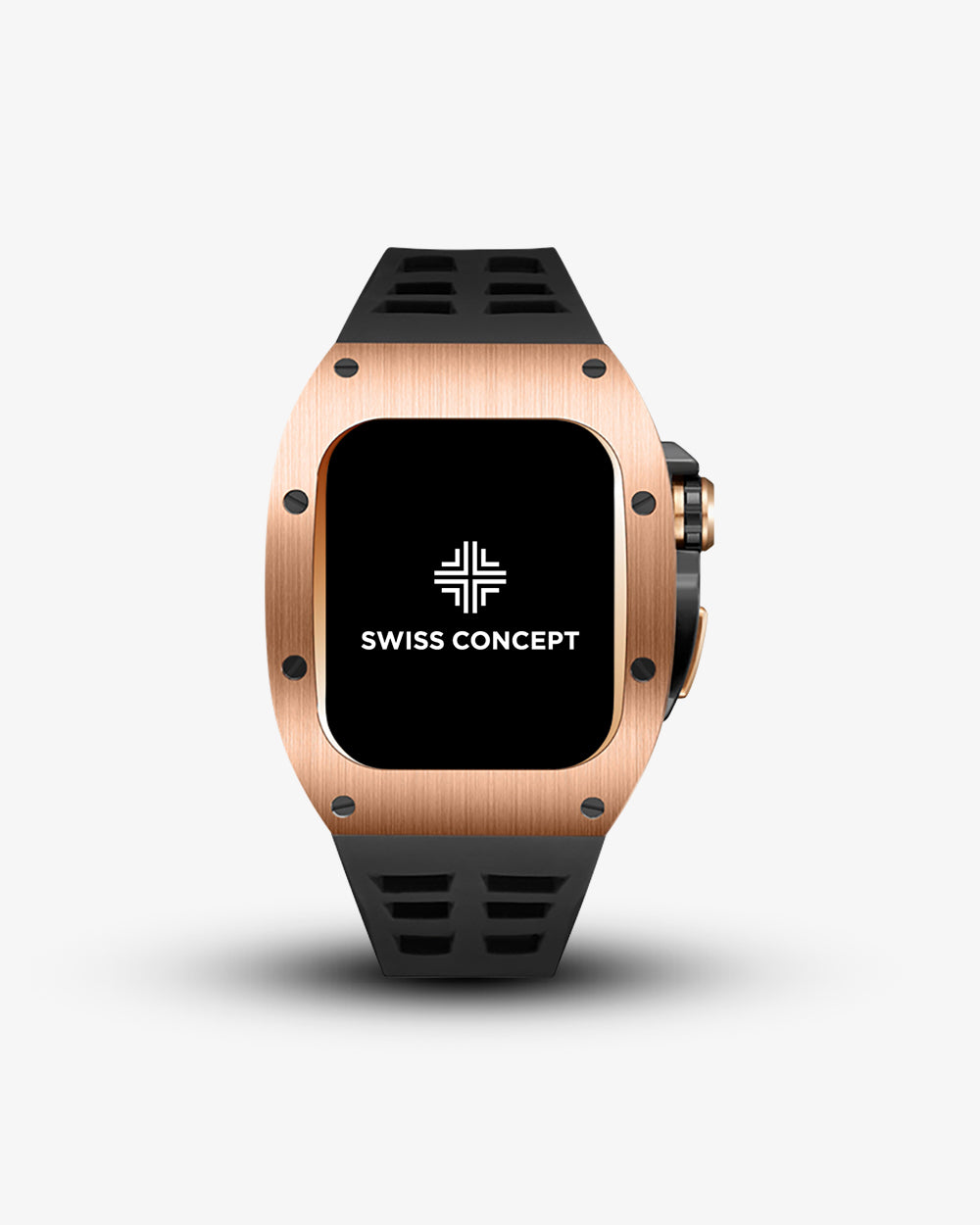 Swiss Concept Racing Special Edition Rose Gold & Matte Black Apple Watch Case - Swiss Design