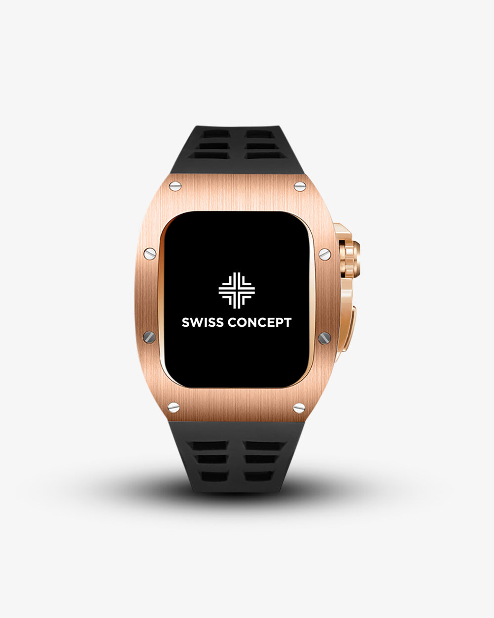 Swiss Concept Racing Elegance Edition Rose Gold Apple Watch Case - Swiss Design