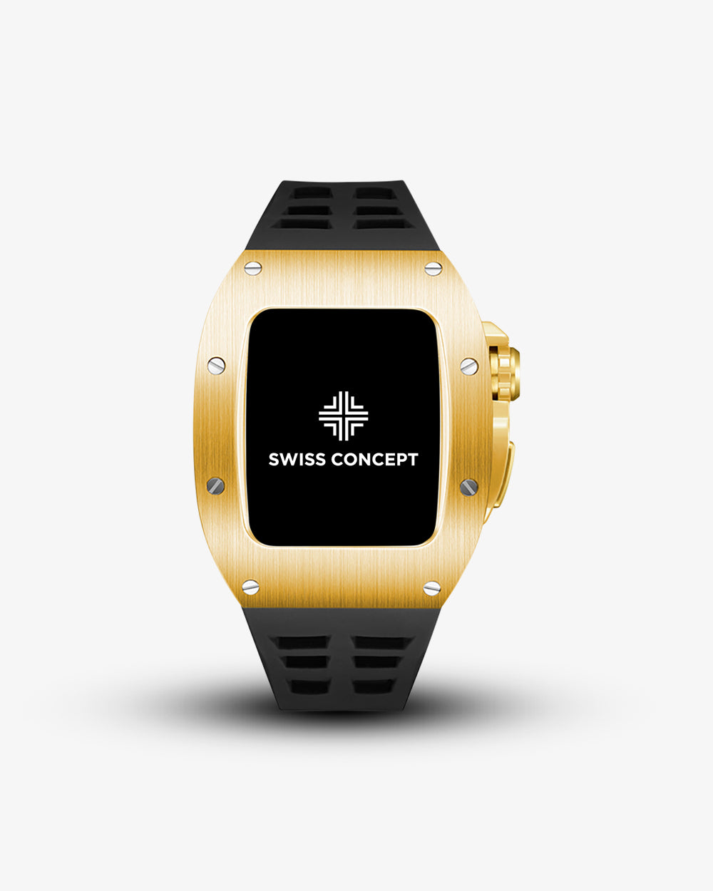 Swiss Concept Racing Elegance Edition Yellow Gold Apple Watch Case - Swiss Design