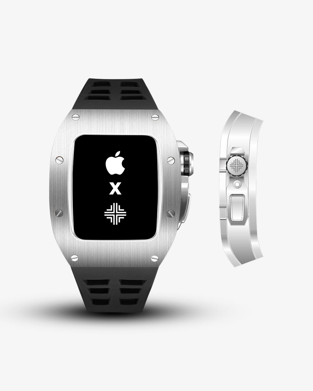 Swiss Concept Racing Classic Edition Stainless Steel Apple Watch Case - Precision Engineered