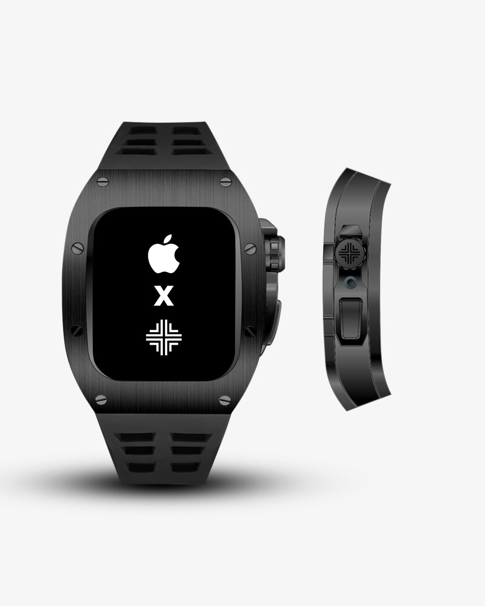 Swiss Concept Racing Classic Edition Matte Black Apple Watch Case - Precision Engineered
