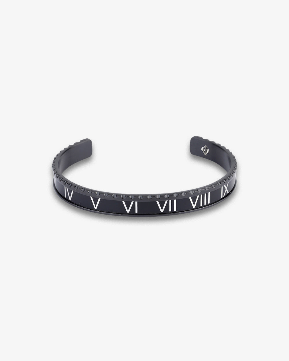 Swiss Concept Classic Roman Numeral Speed Bracelet (Black & Black Gold) - Stainless Steel