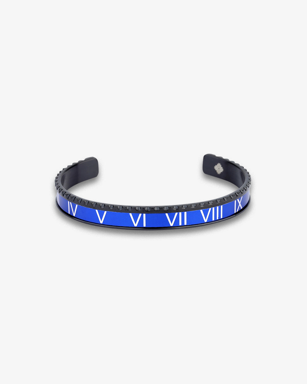 Swiss Concept Classic Roman Numeral Speed Bracelet (Blue & Black Gold) - Stainless Steel