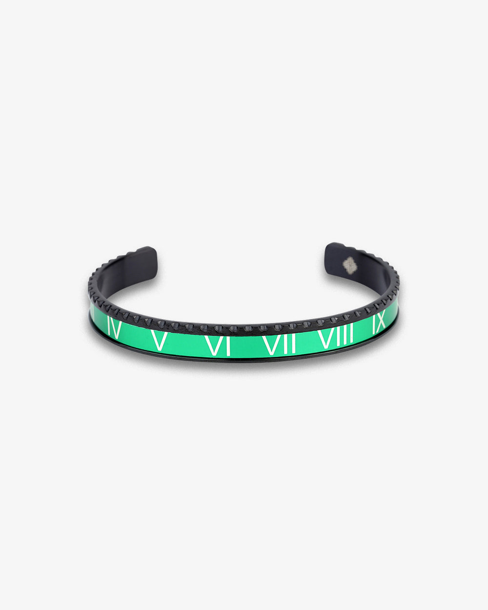 Swiss Concept Classic Roman Numeral Speed Bracelet (Green & Black Gold) - Stainless Steel