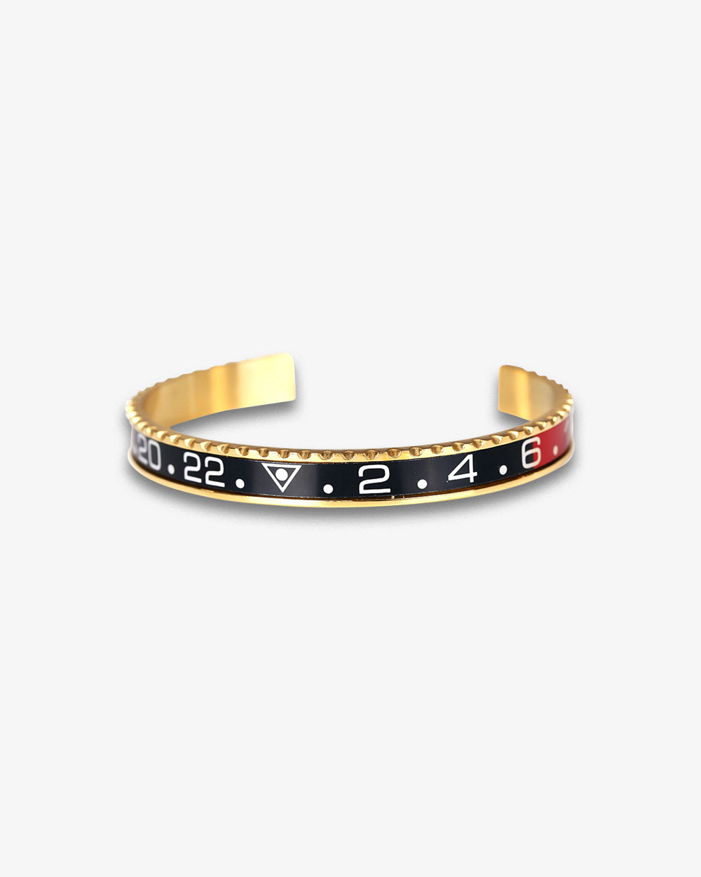 Swiss Concept Classic Dual Time GMT II 'Coke' Speed Bracelet (Yellow Gold) - Stainless Steel