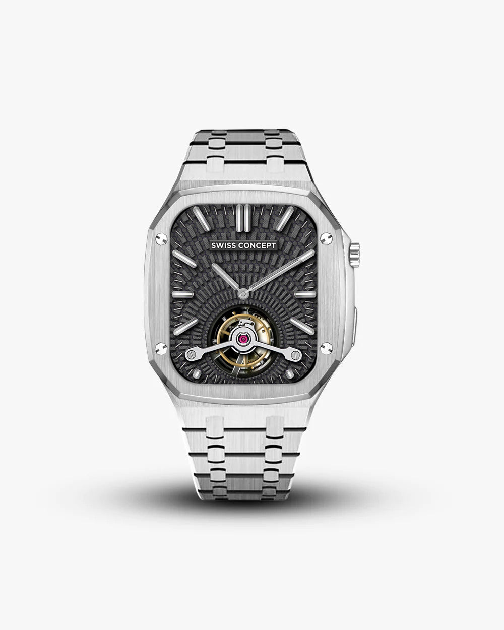 Swiss Concept Royal Classic Edition Stainless Steel Apple Watch Case - Swiss Design