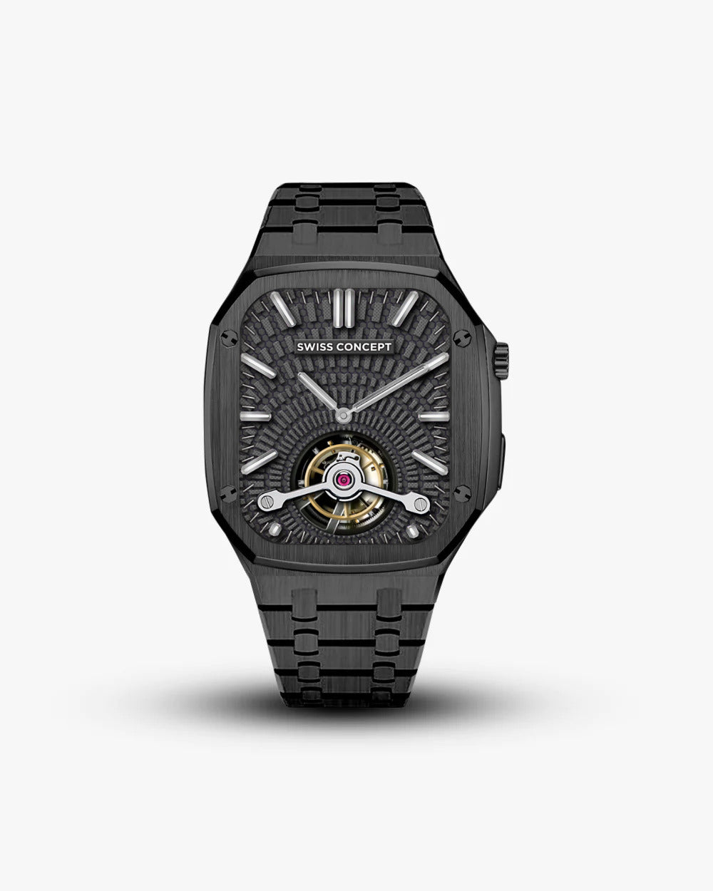 Swiss Concept Royal Classic Edition Matte Black Apple Watch Case - Swiss Design