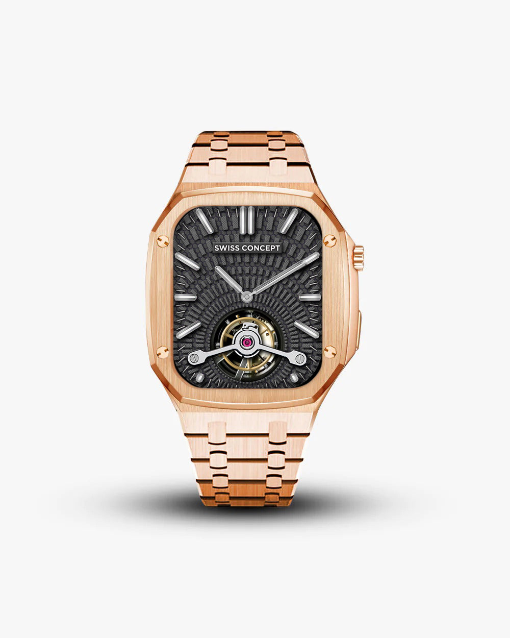 Swiss Concept Royal Classic Edition Rose Gold Apple Watch Case - Swiss Design