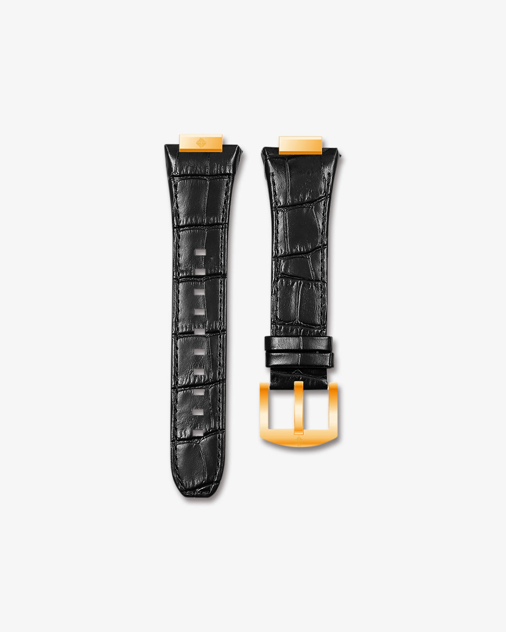 Swiss Concept Nautical Luxury Edition Strap (Obsidian Black & Yellow Gold)