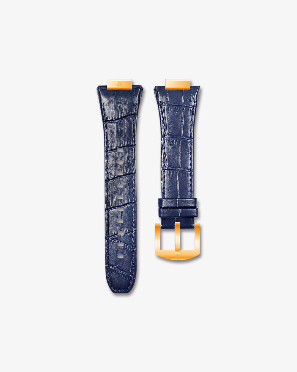 Swiss Concept Nautical Luxury Edition Strap (Sapphire Blue & Yellow Gold)