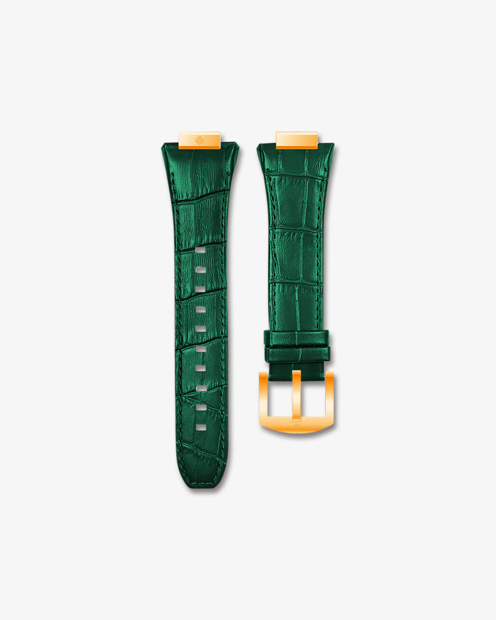 Swiss Concept Nautical Luxury Edition Strap (Emerald Green & Yellow Gold)