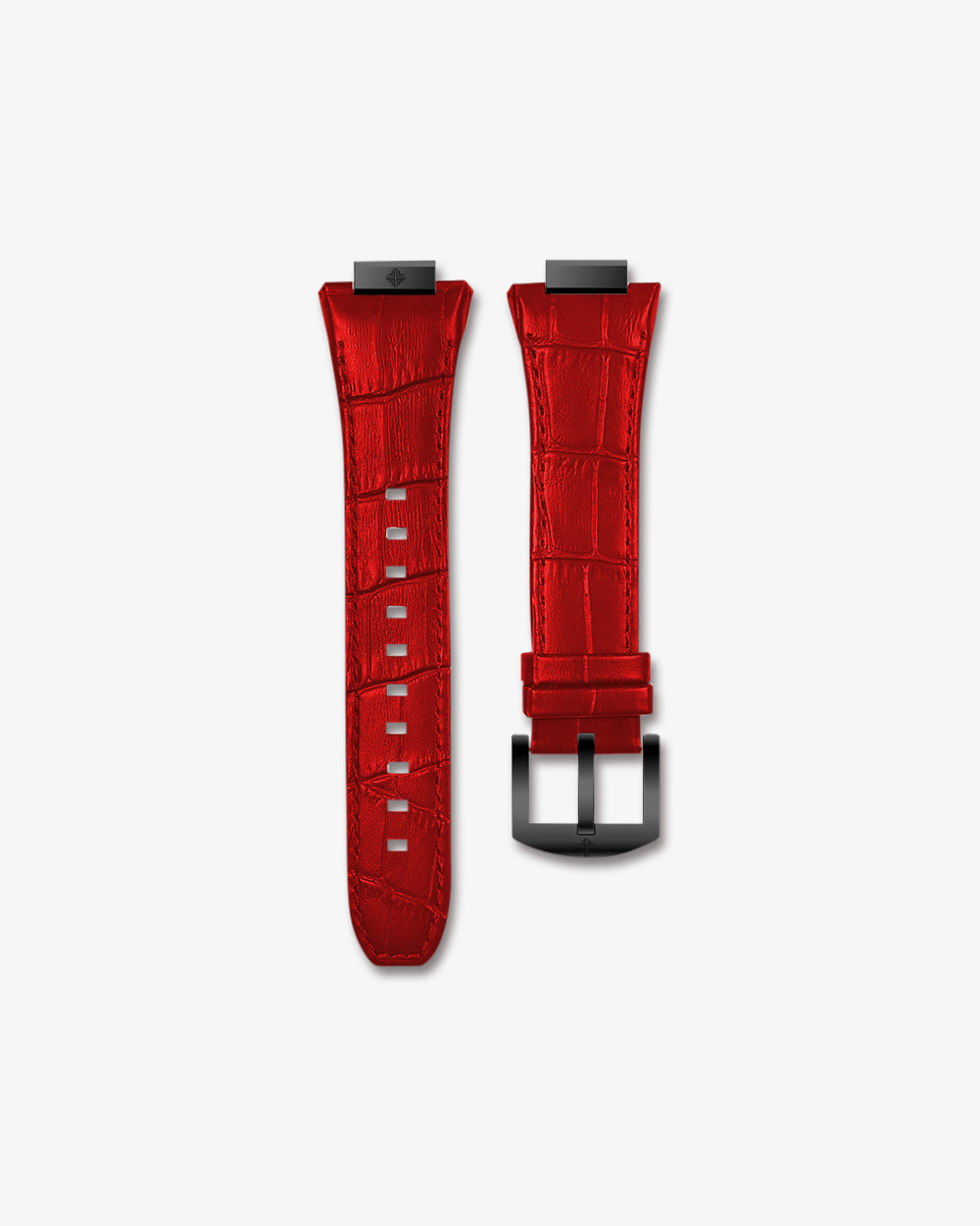 Swiss Concept Nautical Luxury Edition Strap (Ruby Red & Matte Black)