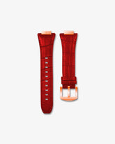 Swiss Concept Nautical Luxury Edition Strap (Ruby Red & Rose Gold)