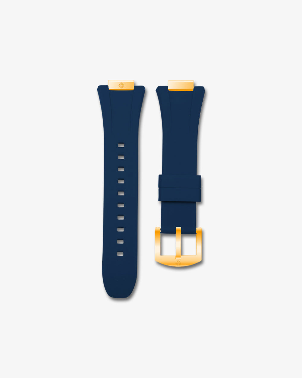 Swiss Concept Nautical Sport Edition Strap (Marine Blue & Yellow Gold)