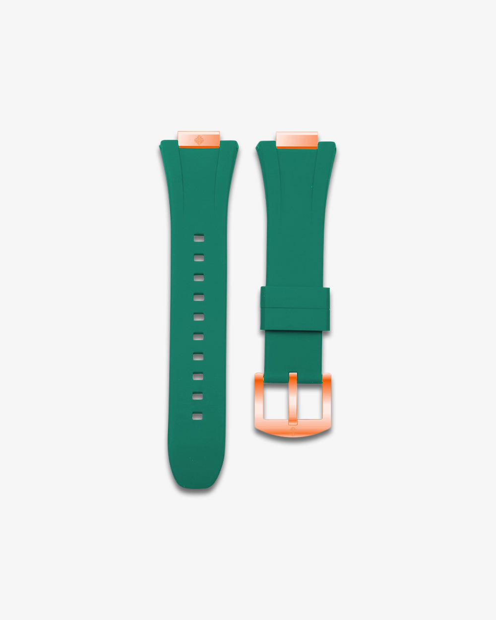 Swiss Concept Nautical Sport Edition Strap (Sea Green & Rose Gold)