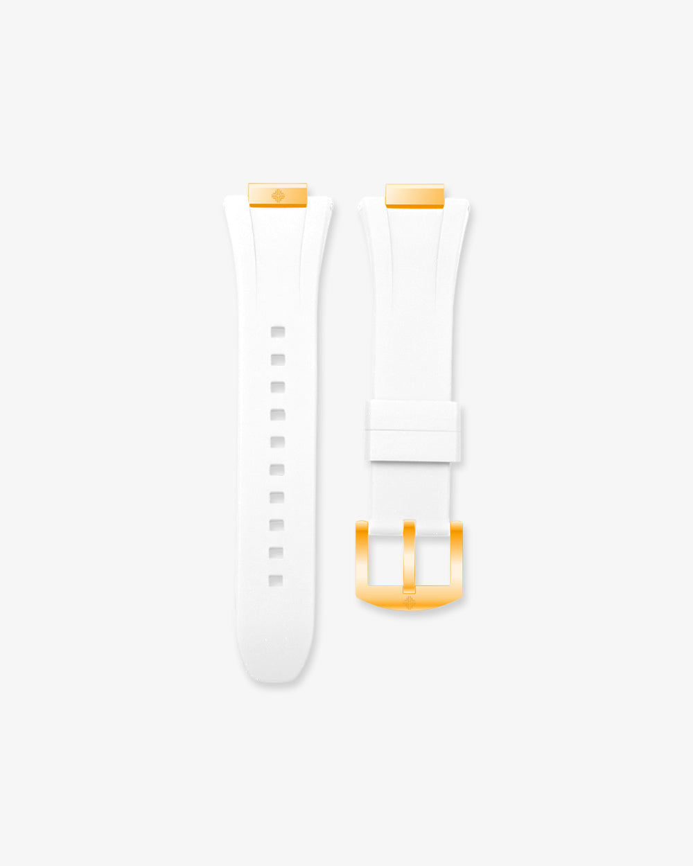 Swiss Concept Nautical Sport Edition Strap (Ice White & Yellow Gold)