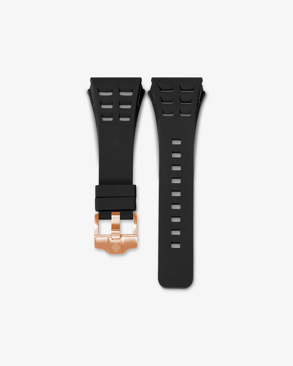 Swiss Concept Racing Series Strap (Onyx Black & Rose Gold)