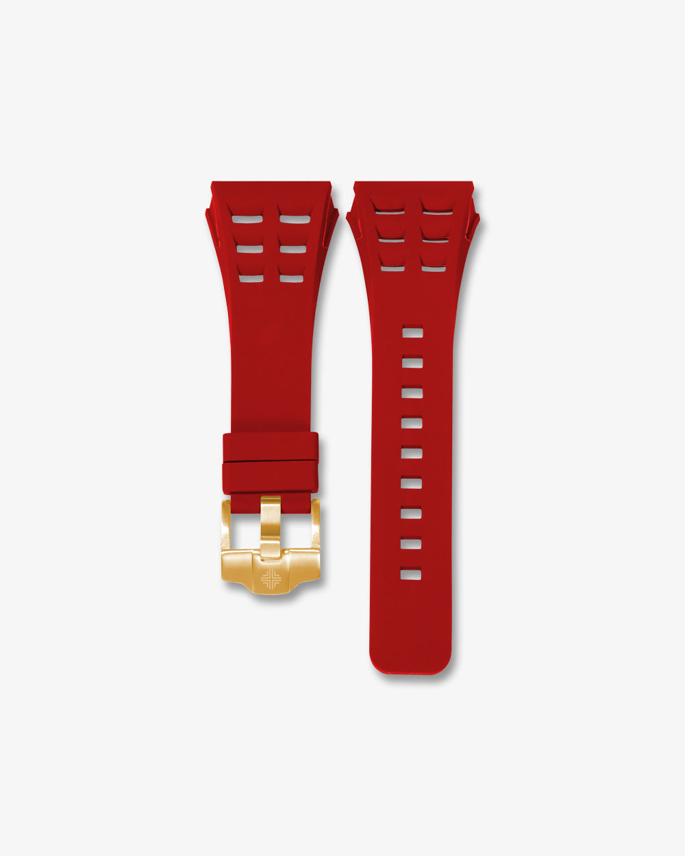Swiss Concept Racing Series Strap (Rosso Red & Yellow Gold)