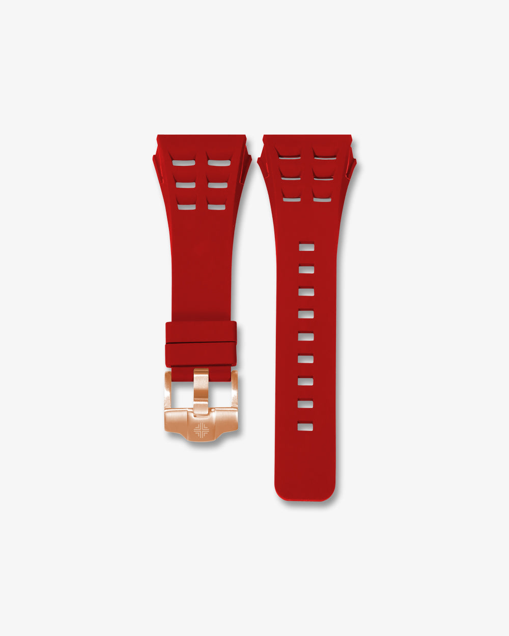 Swiss Concept Racing Series Strap (Rosso Red & Rose Gold)